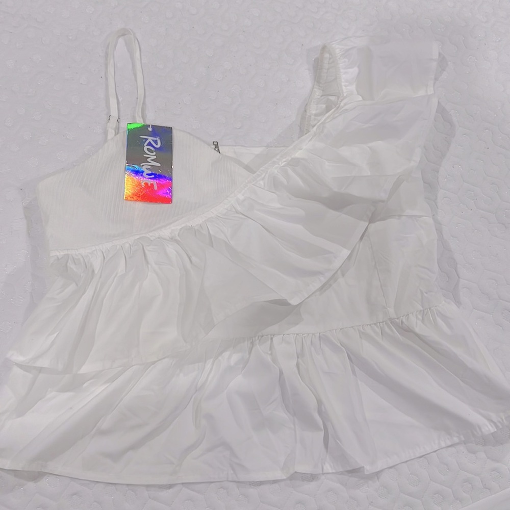 White summer top
